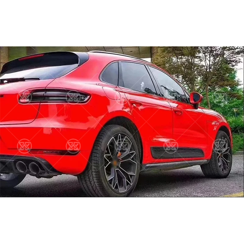 

Carbon Fiber Door Panel Side Skirt Trim Guard Plate Cover For Porsche Macan 2014-2019 Bumper Splitter Auto Parts Body Kit