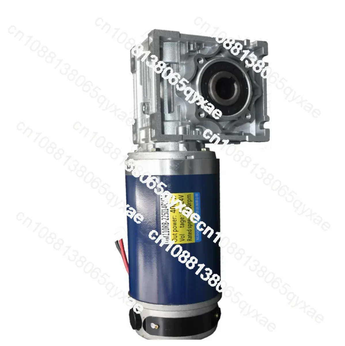 400W 500W 12V 24V 48V  DC motor + RV40 worm gear reducer, high torque, multi-speed, speed ratio, adjustable speed