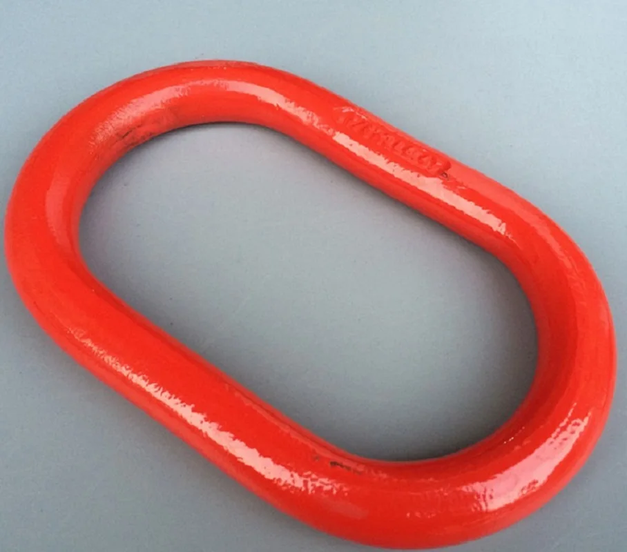 2--4.7Ton G80 master link industrial grade lifting rigging hardware forged alloy steel chain link connector hoist crane winch