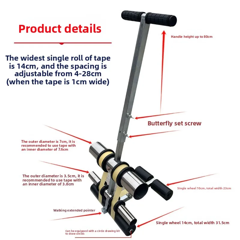 Basketball Court, Badminton Court, Tape Marking Machine