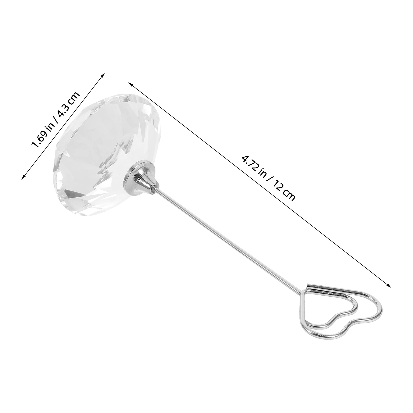 Crystal Photo Holder Decorative Memo Clips Note Card Photo Holder With Clip Stand Tabletop Organizer Wedding Use