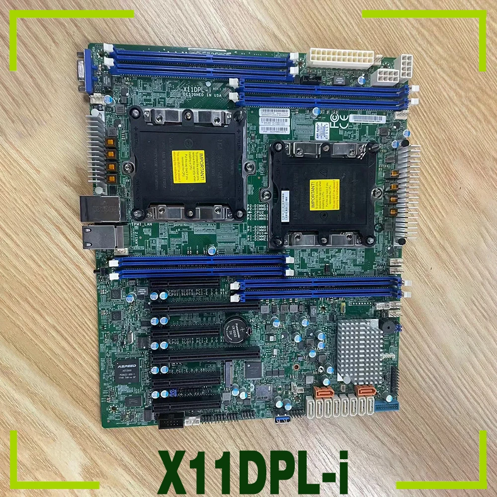 X11DPL-i For Supermicro Two-way Server Motherboard LGA-3647 DDR4 Xeon Scalable Processors