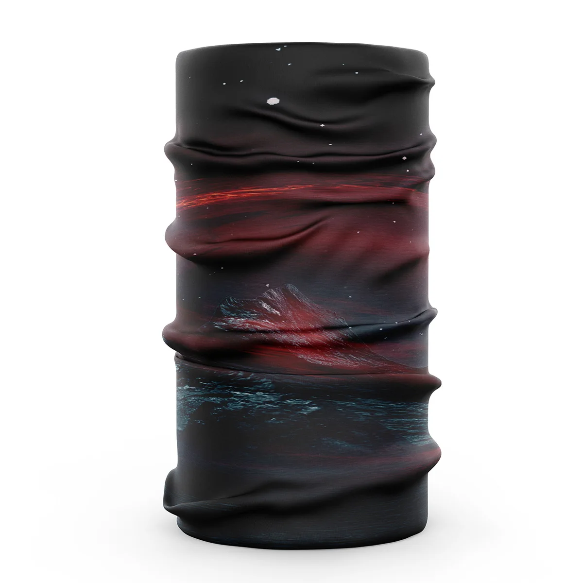 3D Visual effects Smoother Ice Silk Fabric Face Bandana Scarf Dustproof Neck Gaiter Breathable Unisex Hiking Cycling Headwear