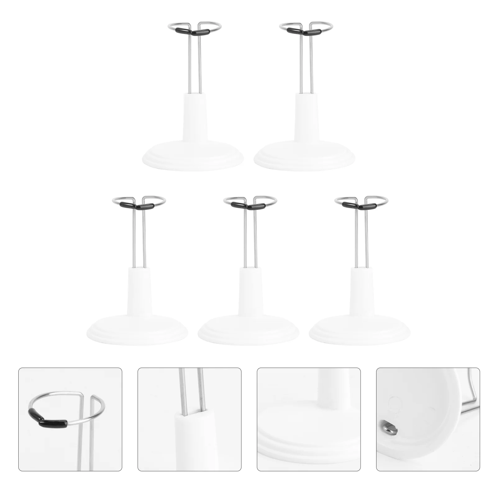 

Holders Display Support Frame Figurine Shelf Portable Toy White Plastic Mini Toys