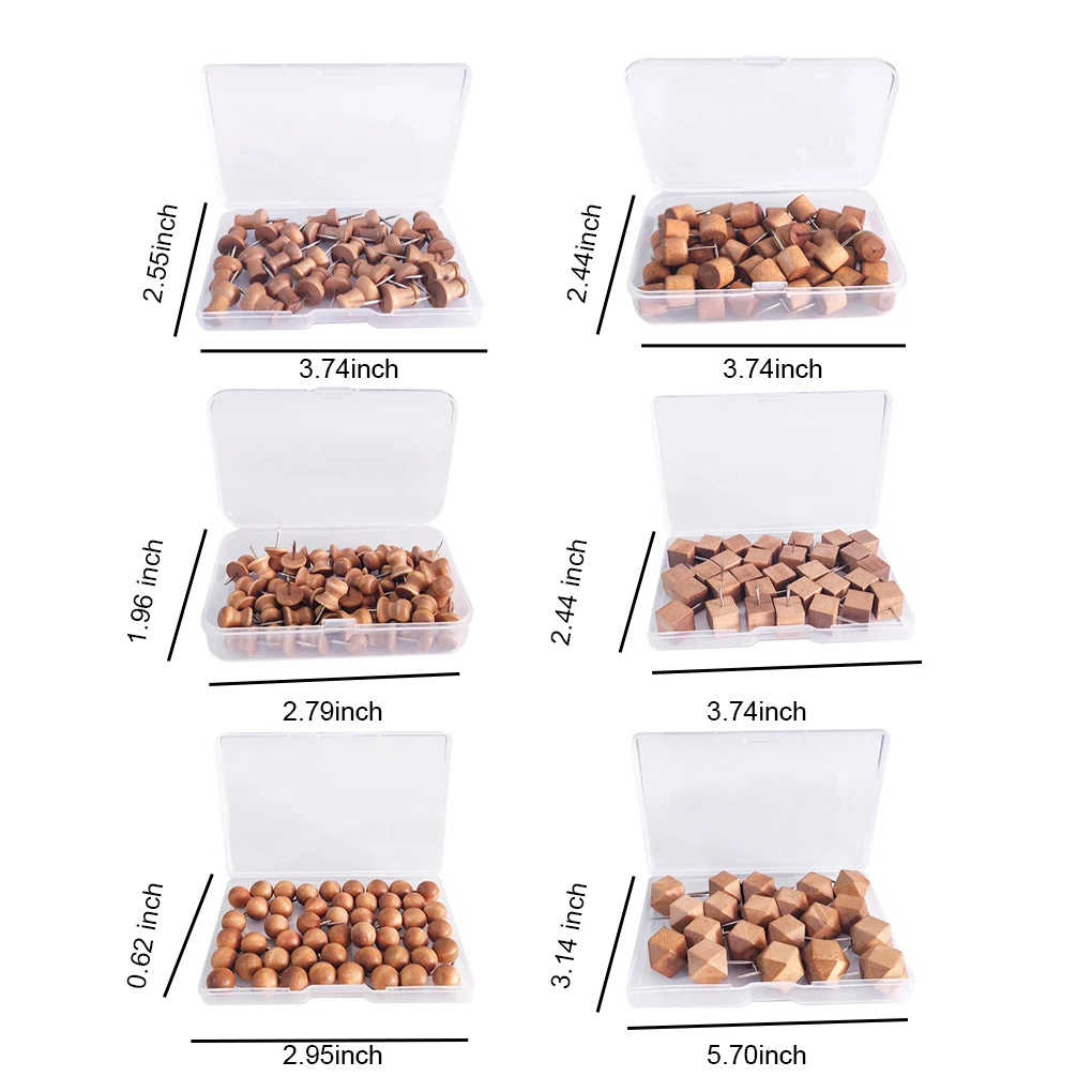 30pcs Map Thumbtacks Markers Push Pin Thumbs Tacks Pin Cylindrical