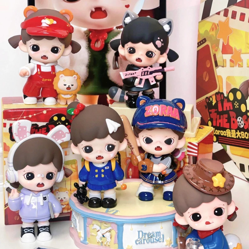 

Baby Zorra I'M The Boss Series Blind Box Cute Zorra Action Figure Mystery Box Collectible Model Desktop Ornament Surprise Gifts