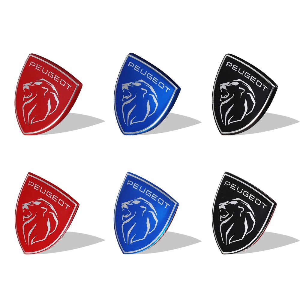 Car Steering Wheel Center Badge Cover Emblem Decorative Stickers For Peugeot 206 3008 308 307 106 407 208 207 107 2008 508 408 view 6
