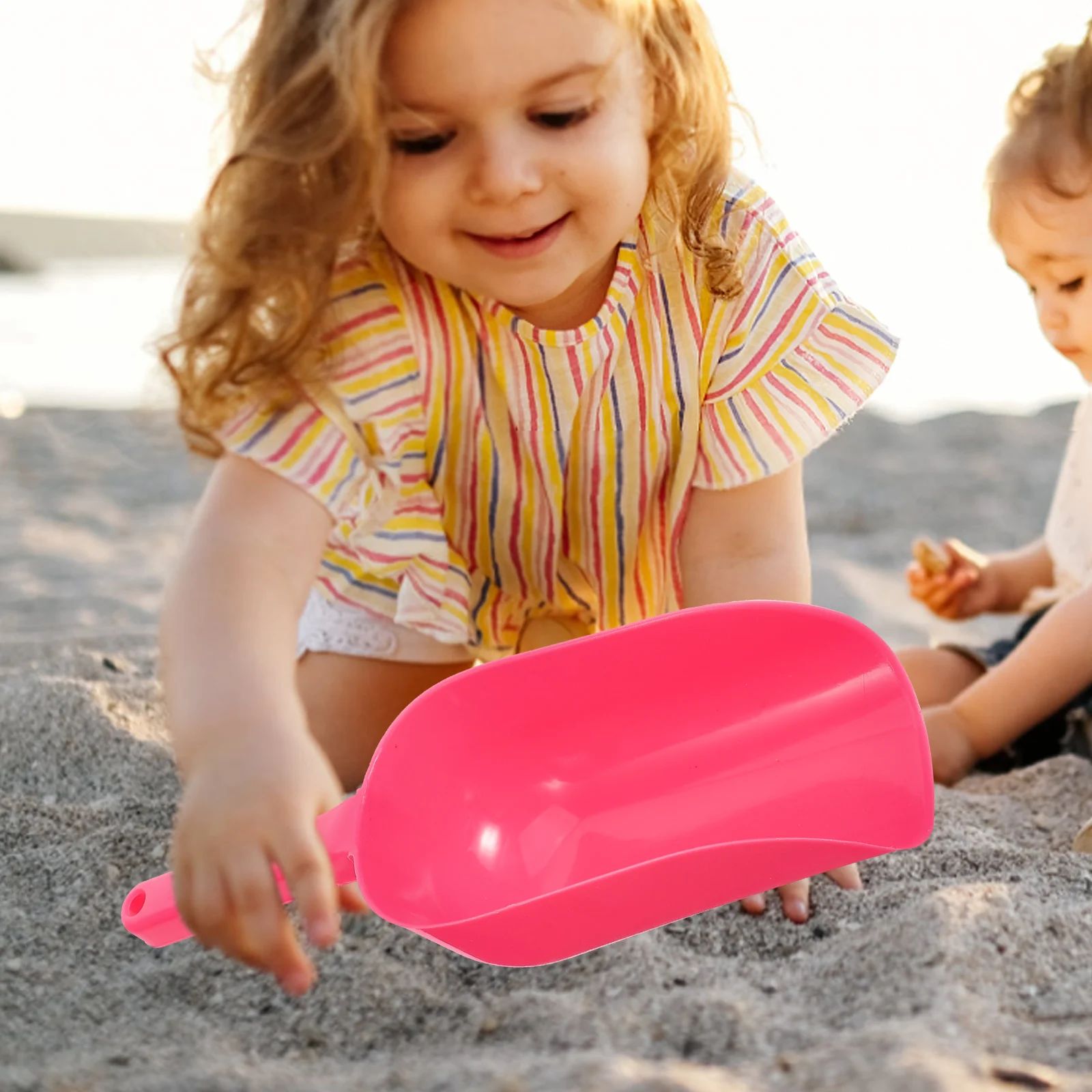 3 pezzi di giocattoli per pala da neve per bambini, giocattoli per sabbia da spiaggia, pale in plastica per abilità di scavo, strumenti regalo per la sabbia