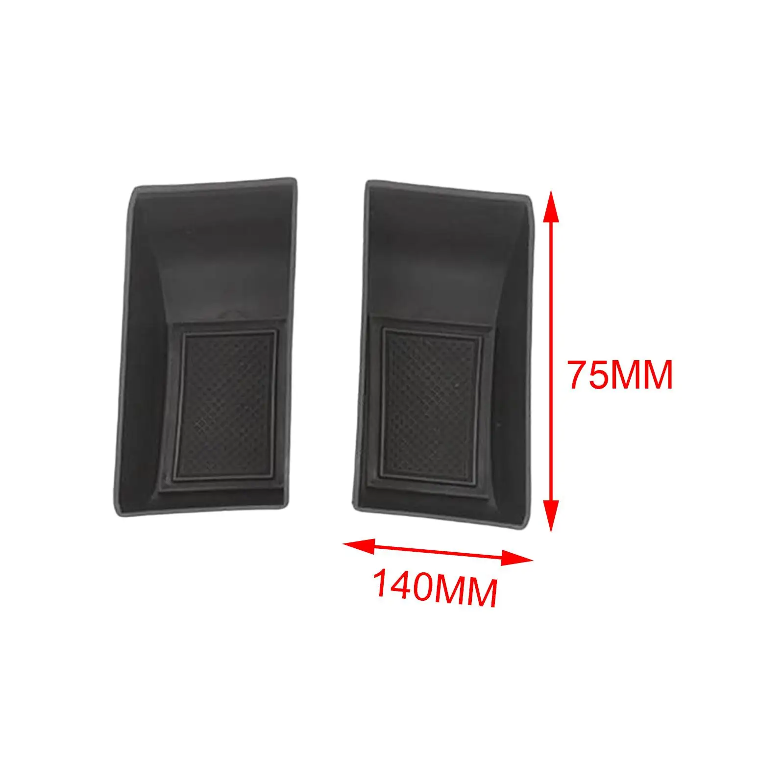 صندوق تخزين مقبض باب السيارة من السيليكون منظم متين أمامي وخلفي لملحقات السيارة BYD EV ATTO 3 2022