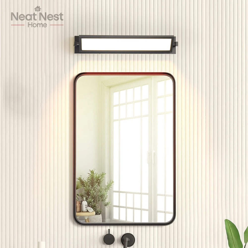 

Premium Quality Rotatable Sconces Wall Lamps with LED Dimmable Lights, LED bathroom mirror FRONT lamp WITH Adjustable Brightness