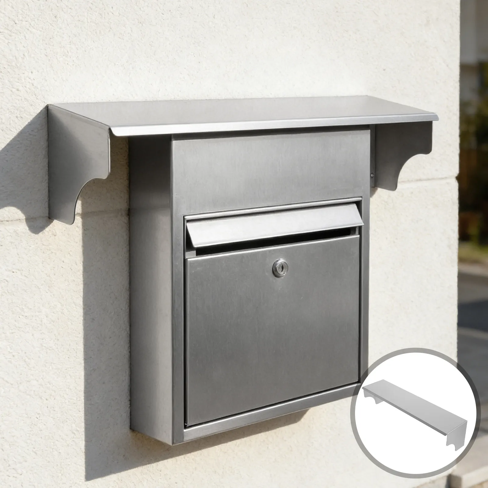 Mailbox Rainproof Cover Outdoor Covers Barrier Plate Wall Mounted Shell For Access Control Electric Outlet Shelter Weatherboard
