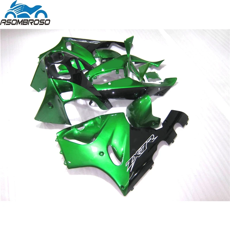 Green Black Sports racing Motorcycle for Kawasaki Ninja ZX7R fairing kit 1996-2003 fairing set zx7r 96 97 98 99 00 01 02 03 HX06