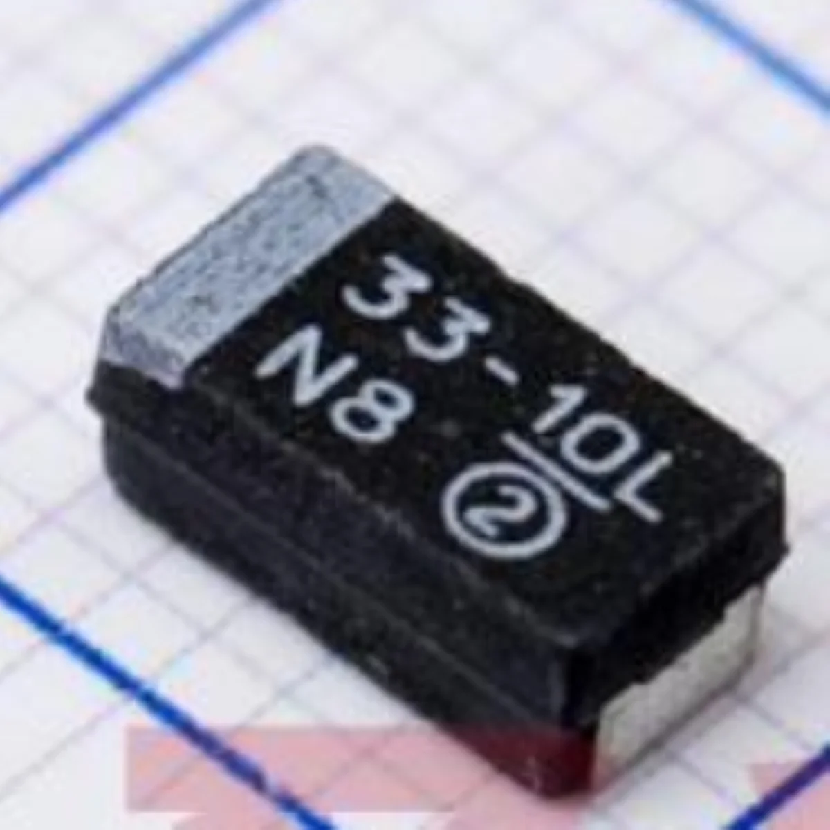 2312 CASE-C 6032 28mm Marking 33-10L NEW Original Black Tantalum Capacitor 10V ±10% 33uF 1.4Ω CAP TANT 33µF 293D336X9010C2TE3