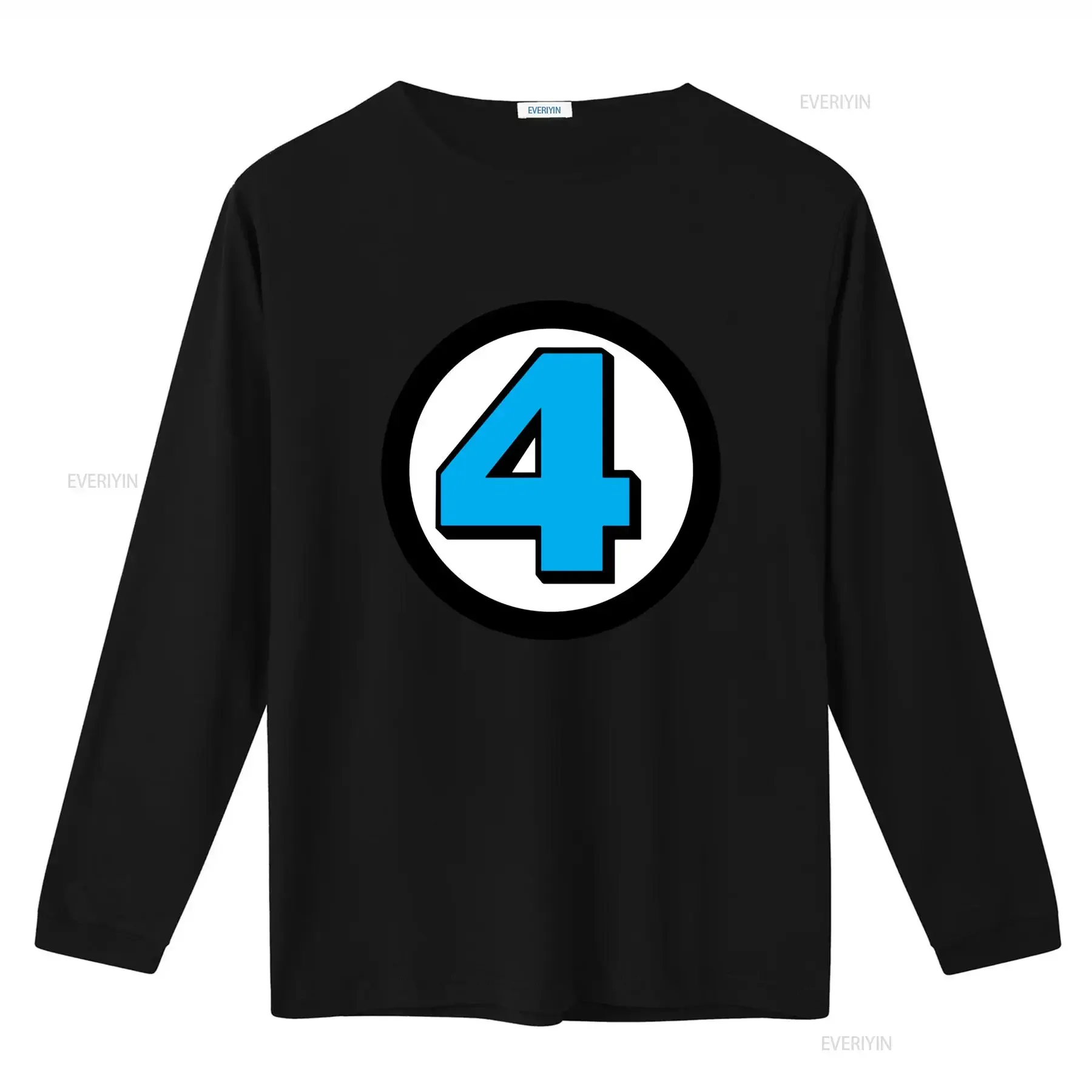Fantastic 4 Logo Costume T Shirt for Casual Fashion vintage Washed Unisex homme Comfortable graphic Versatile Breathable