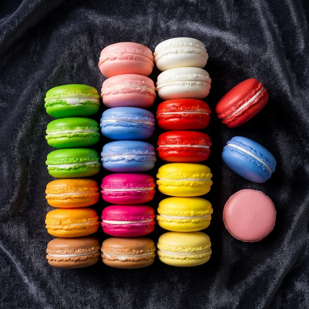 Crunchy Squishy Toy Macaron 5.5CM Slow Rebound Stress Relief PU Cake Donut Bread Fidget Sensory Decompression Gift for Adults