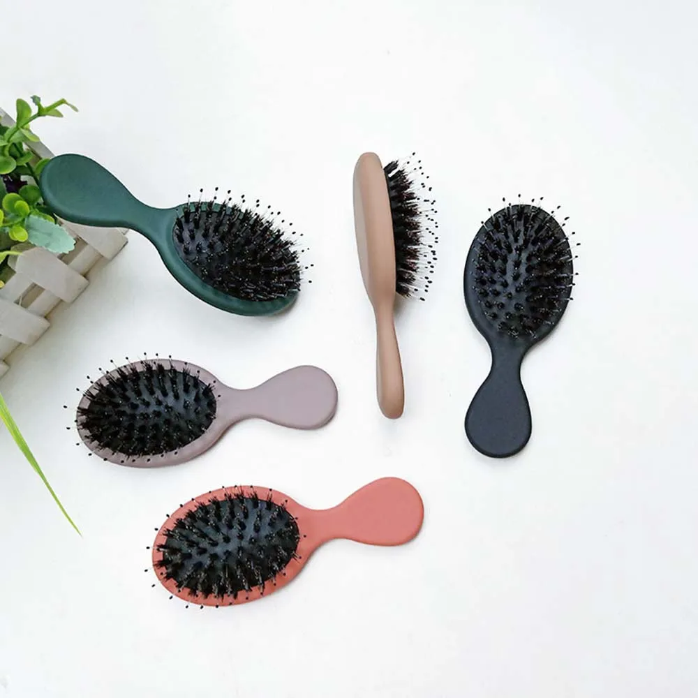 Escova de cabelo oval para mulheres, pente para couro cabeludo, airbag, massagem, escova de cabelo encaracolada, desembaraçadora, ferramentas para salão de cabeleireiro