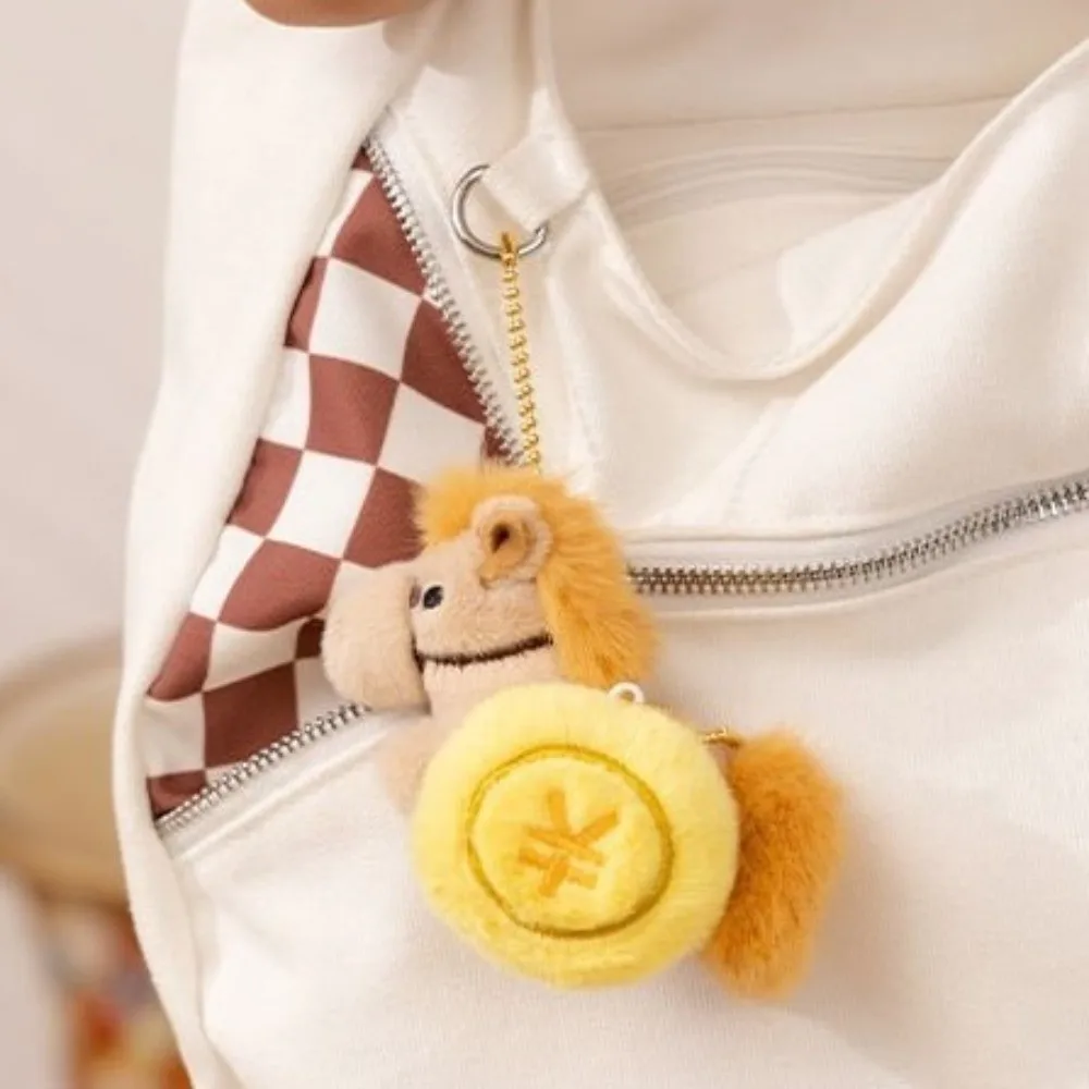 Pluche paard hanger pony sleutelhanger gevuld paard zachte pop mascotte rugzak charme cadeau schattige pony portemonnee hanger kindercadeaus