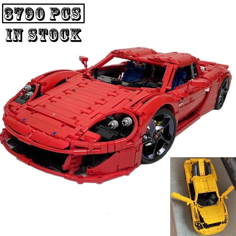 

New 1:8 Scale MOC-131400 GT Supercar Racing Car Vehicle Sport Model Fit 42143 Building Blocks Kid Educational Toy Birthdays Gift