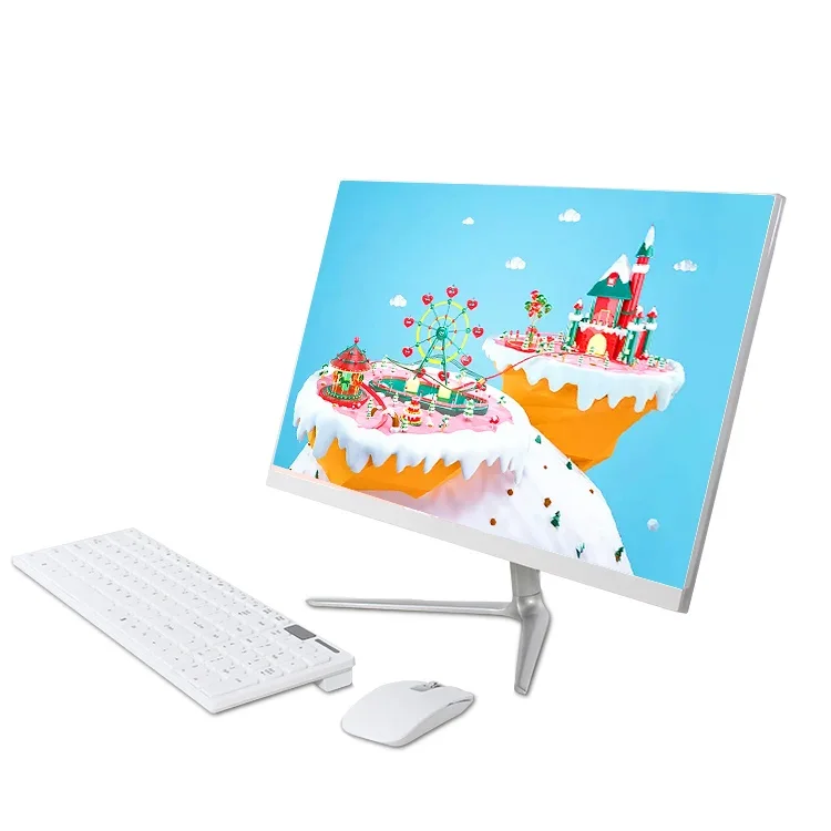 Desktop Computer Cheap All-in-One 24-inch Desktop PC Overall Computer Core Gamer and PC