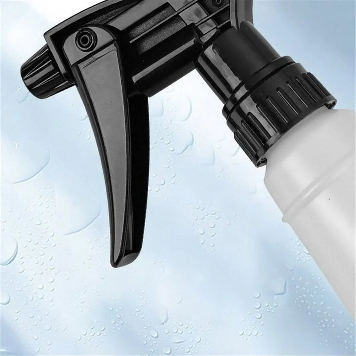 LUCK 3Pcs Adjustable Trigger Sprayer Heavy Duty Sprayer Head Acid and Resistant for Auto Car Cleaning Home Grey