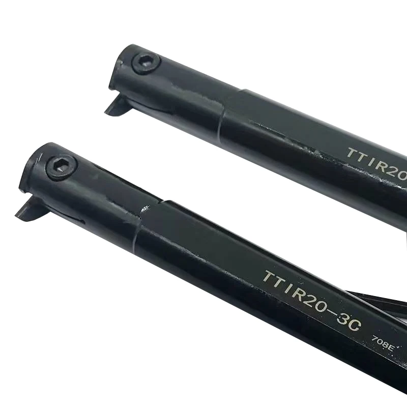 BEYOND Portaherramientas de torneado interno TTIR20-2 TTIR25-2 TTIR20-3, TTIR, 20mm, 25mm, TDC3, 4 insertos de carburo