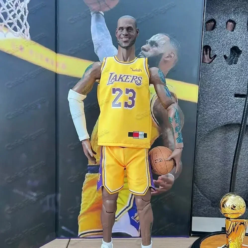 In Stock, Fast Shipping NBA Basketball Superstar James, Lakers No.23 Jersey, 1/6 Scale Action Figure Toy Collection - view 4