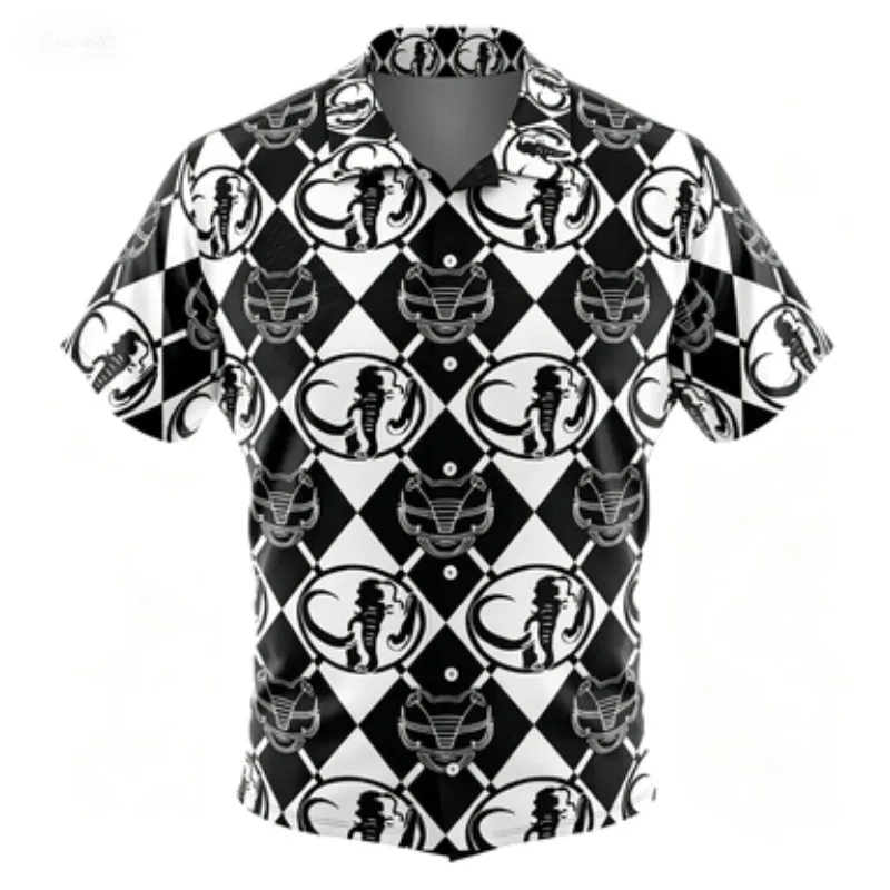 Men's Hawaiian 3D Print Short Sleeved Shirt for Summer