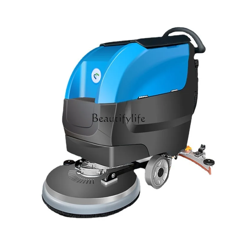 

Commercial hand-push washing machine floor cleaning machine workshop exhibition hall station
