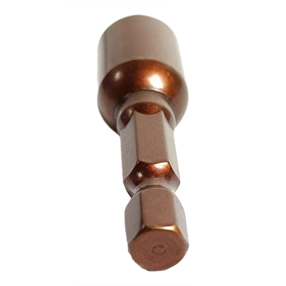 1pc 8mm Magnetic Nut Screwdriver Socket Bits Hex Shank Driver/Adapter Socket Wrench Steel Hand Tool Parts Accessories