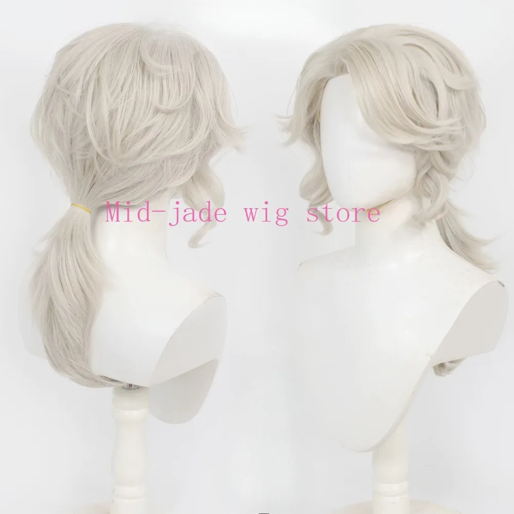 Identity V Composer Cosplay Wig Realistic Scalp Styled Hair for Halloween Game Convention and Studio Photography