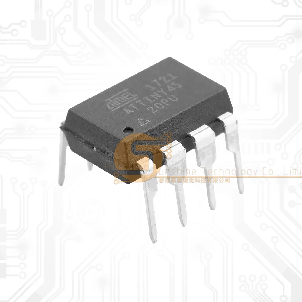 Original 2pcs/lot ATTINY45-20PU ATTINY45-20 ATTINY45 DIP-8 IC Chip