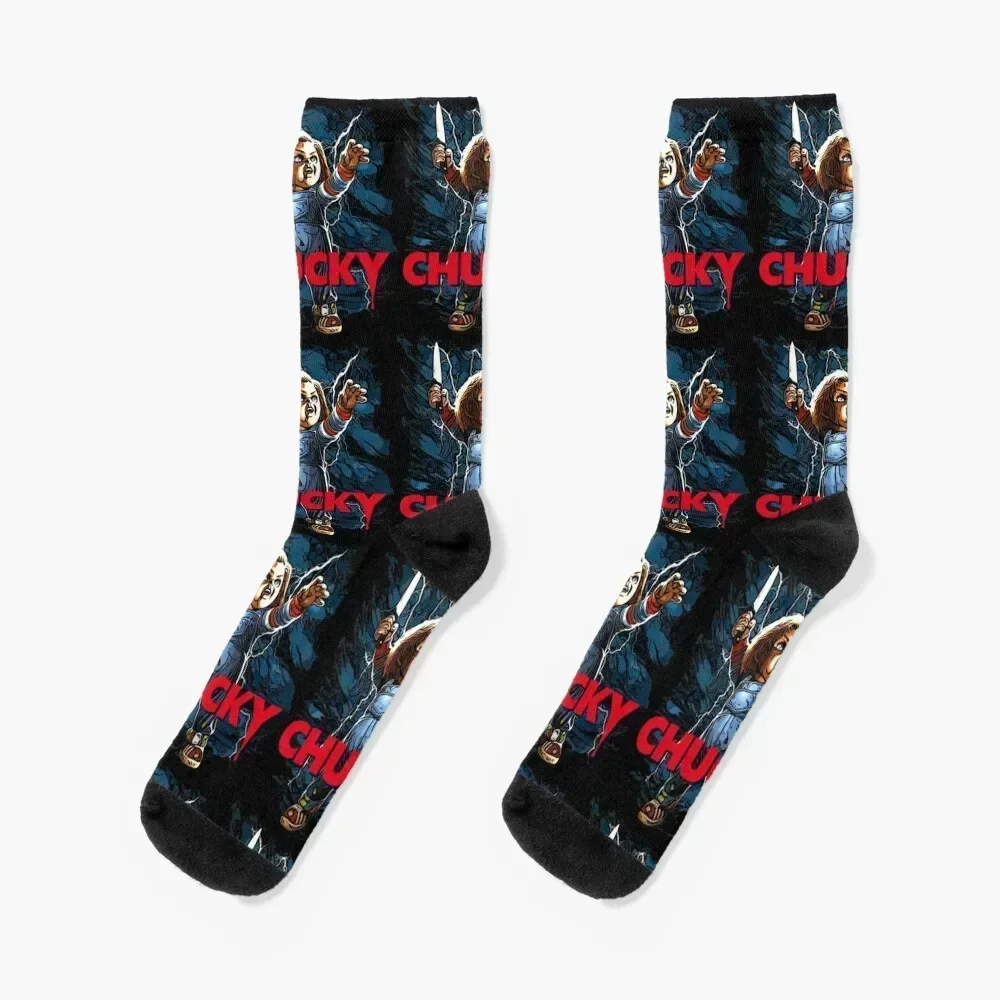 Chucky Child's Play doll Socks Heating sock FASHION Women's Socks Men's