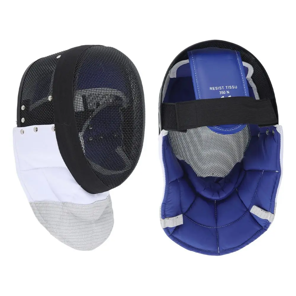 350NW Fencing Foil Mask Fencing Helmet with Detachable Inner Lining, Non-Competitive Training Only Fencing Protective Face Gear