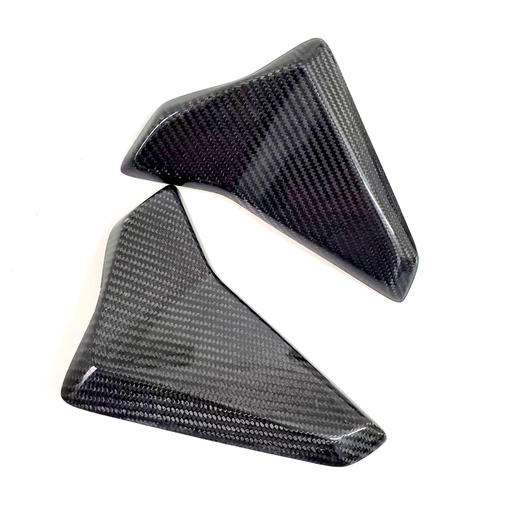 لـ Triumph Street Triple 765 S R RS 100% 3K ملحقات ألياف الكربون خزان المياه لوحة جانبية لتبديد الحرارة 2023-2024 + #4