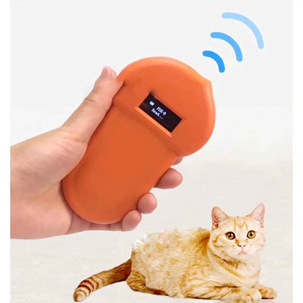 1Pc Pet ID Reader Animal Chip Digital Scanner USB Rechargeable Microchip Handheld Identification General Application for Cat Dog