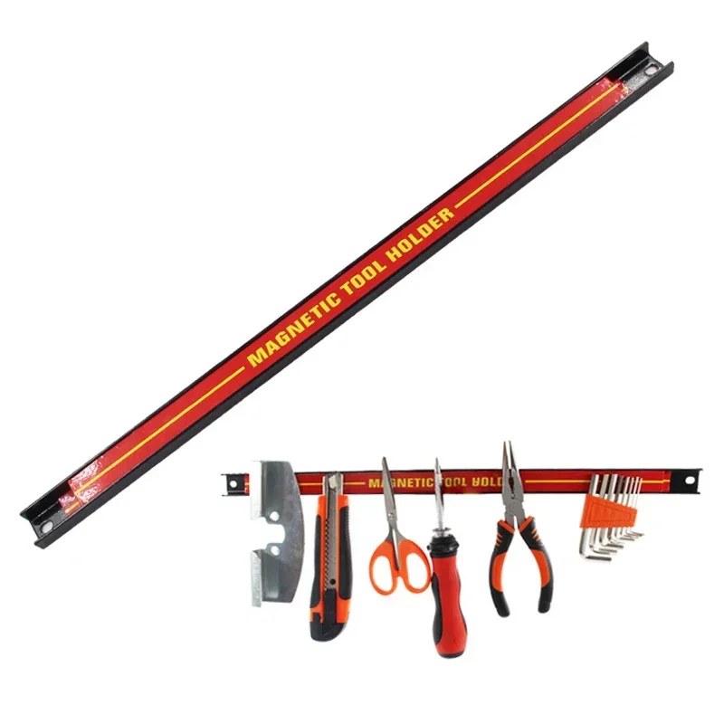 3pcs 200/300/460mm Magnetic Tool Holder Heavy-duty Magnet Tool Bar Strip Rack Wrench Hardware Tool Racks Workshop Storage Tools