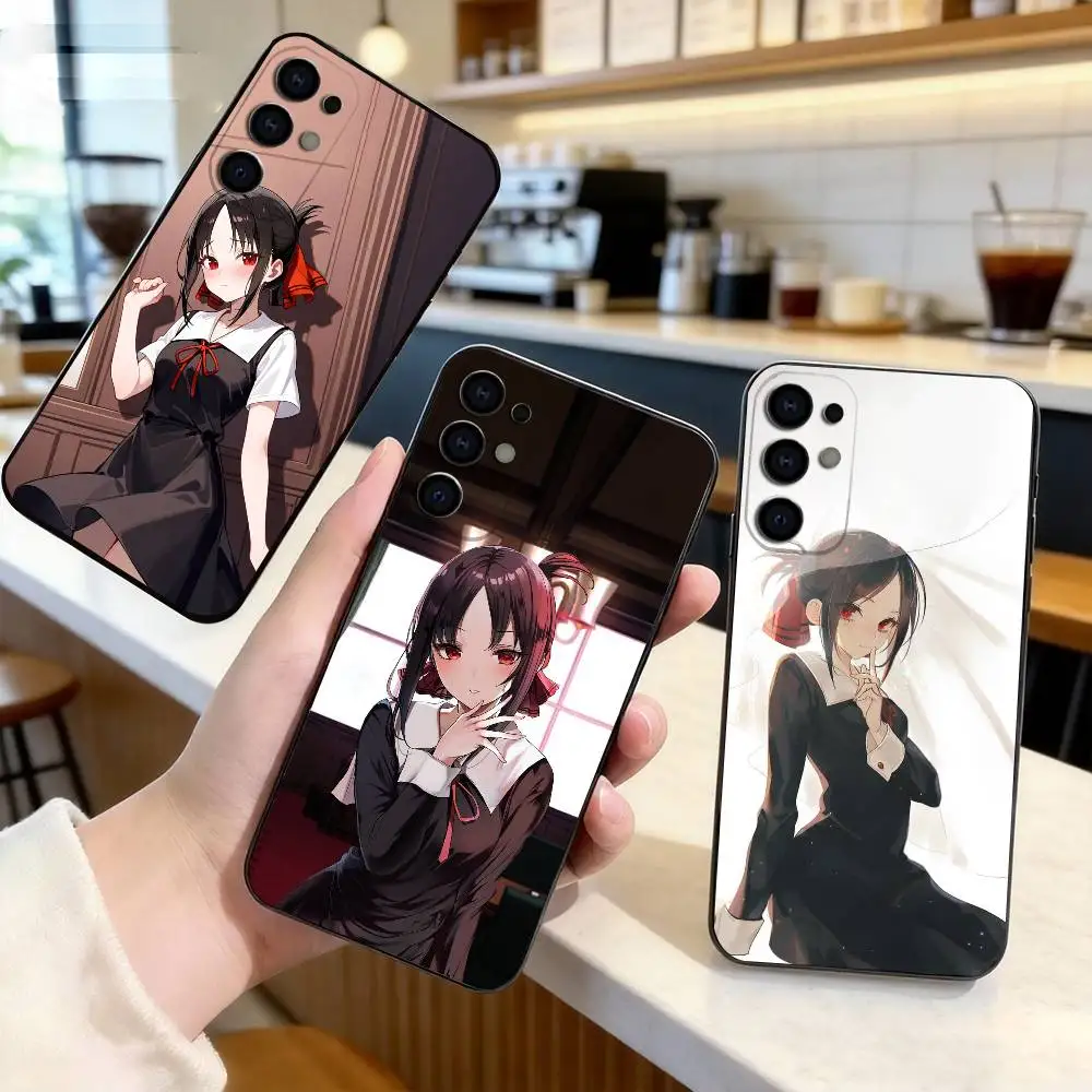 Kaguya sama Love is War   Phone Case For Samsung S25,S24,S21,S22,S23,S30,Ultra,S20,Plus,Fe,Lite,Note,10,Black Cover
