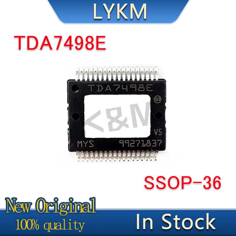 1/PCS New Original TDA7498E TDA7498 TDA7498ETR SSOP-36 Class D dual-channel audio amplifier chip In Stock