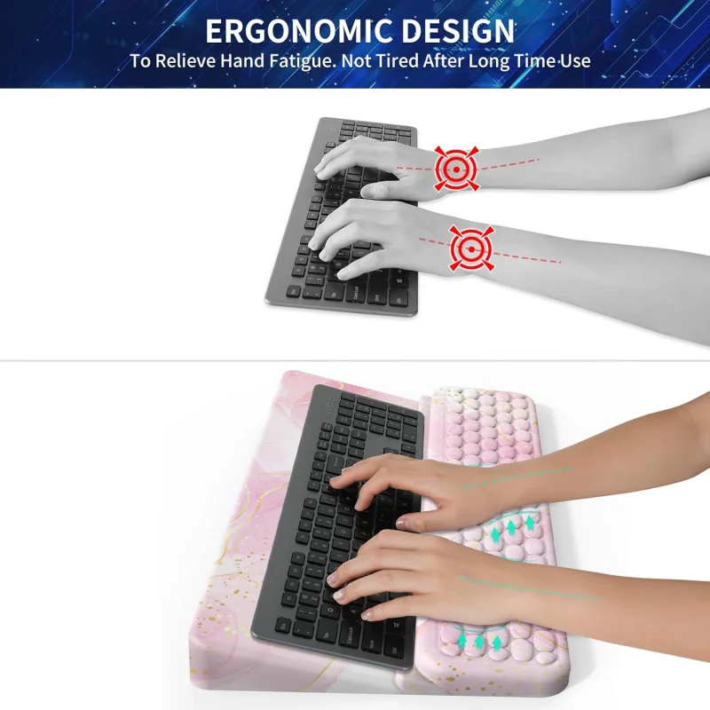 Keyboard Stand Desktop, Computer , Ergonomic Holder  Easy Typing Working,  Riser with Comf