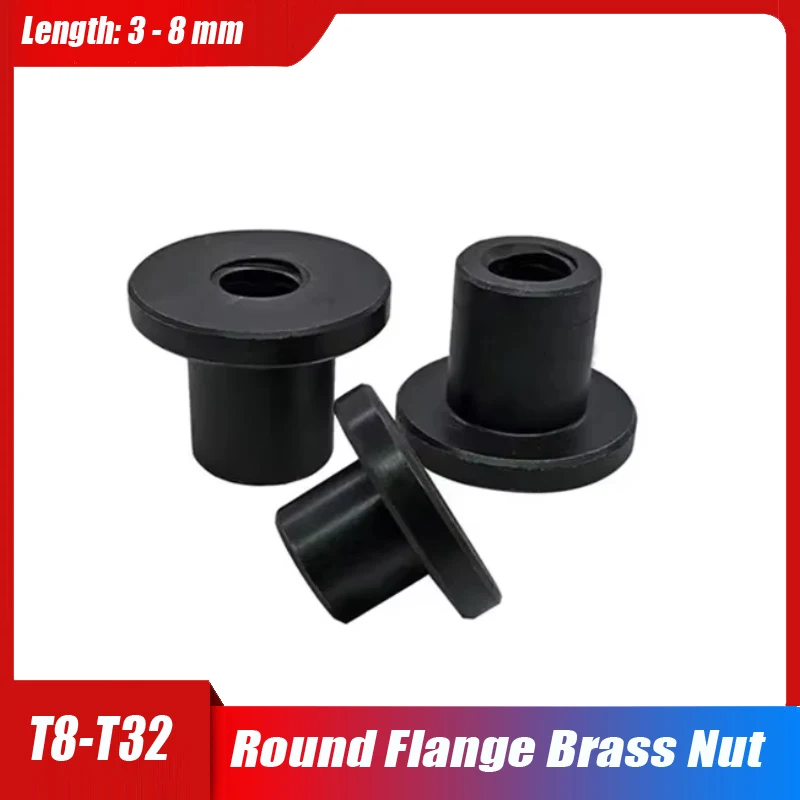 

1pc T10-T40 45# Steel Lead Screw Nut Trapezoid Screw Support Nut Right/Left Thread T8 T10 T12 T14 T16 T18 T20 T28 T30 T32 T36