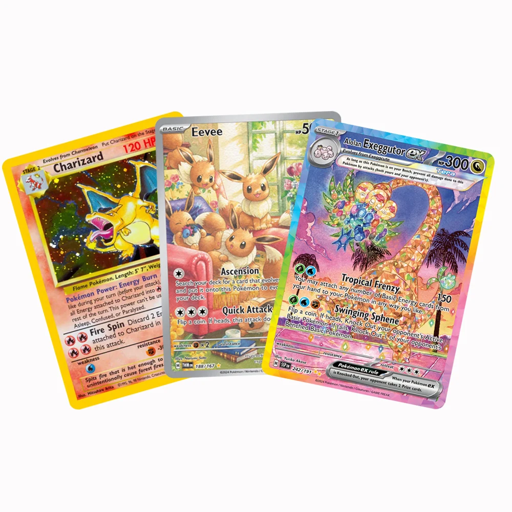 PKM Foil Single Proxy Cards Dark Dragonite Dark Dragonite Charizard Game Collection Cards PTCG Kids Toys