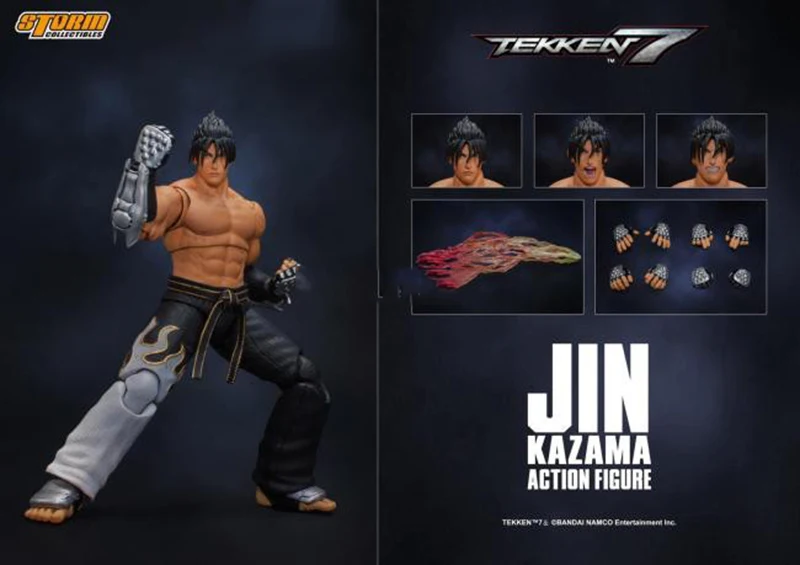 Storm Toys 1/12 Fighter The Street Game Player Jin Kazama EX Version Full Set Figures For Collectable