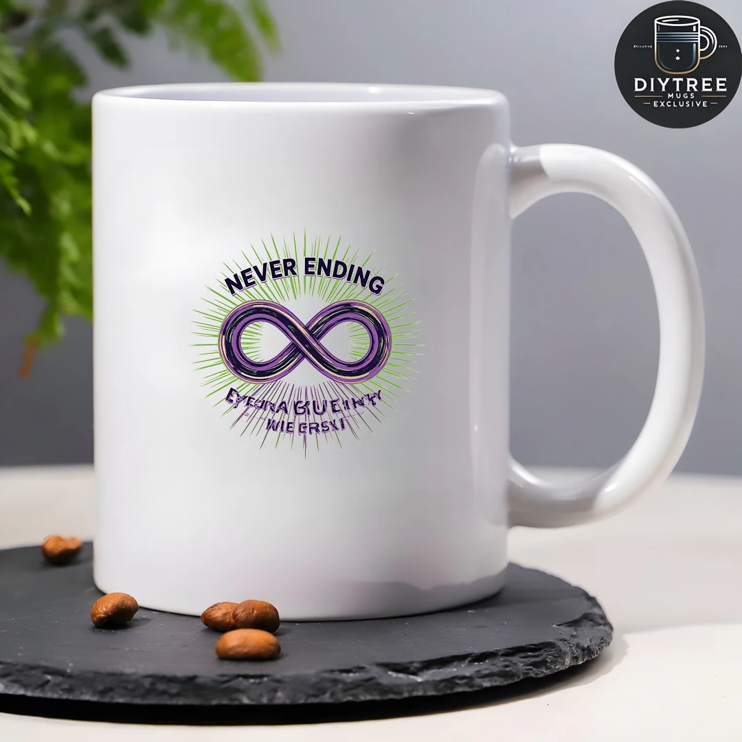 11oz Infinity Cup Never Ends EYERNA BUENIK Christmas Gift Family Kids Cold & Hot Beverage Cup