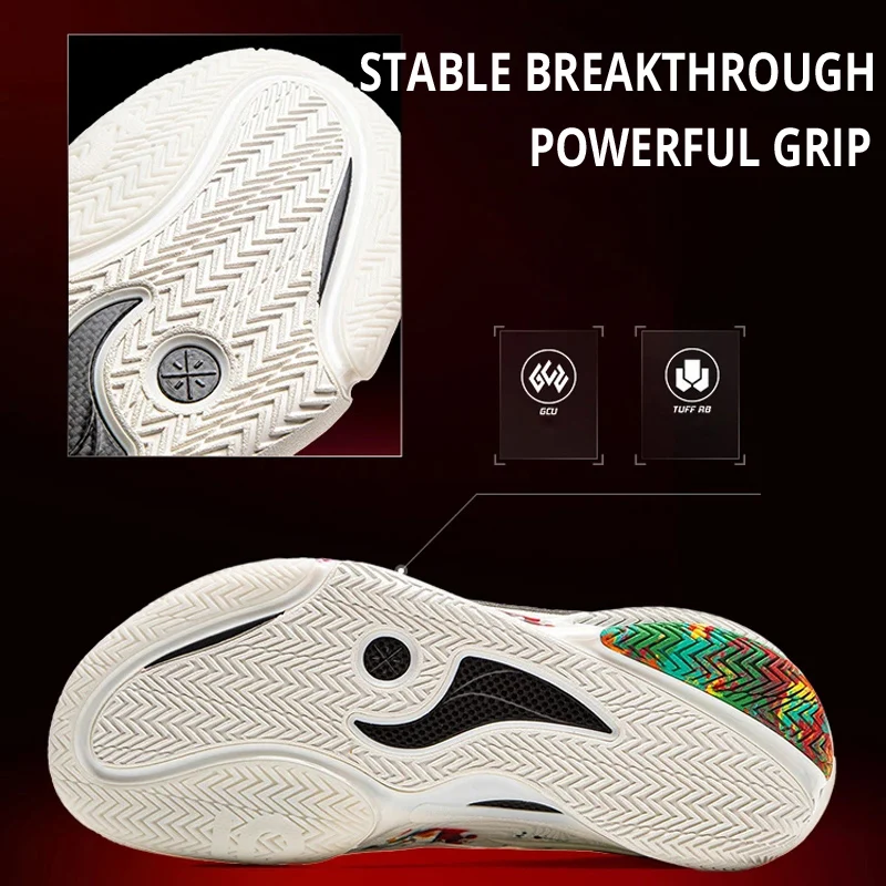 Zapatillas de baloncesto profesionales Li-Ning WADE 808 5 ULTRA V2 para hombre, zapatillas de competición SUPER BOOM con amortiguación LiNing, ABAV045
