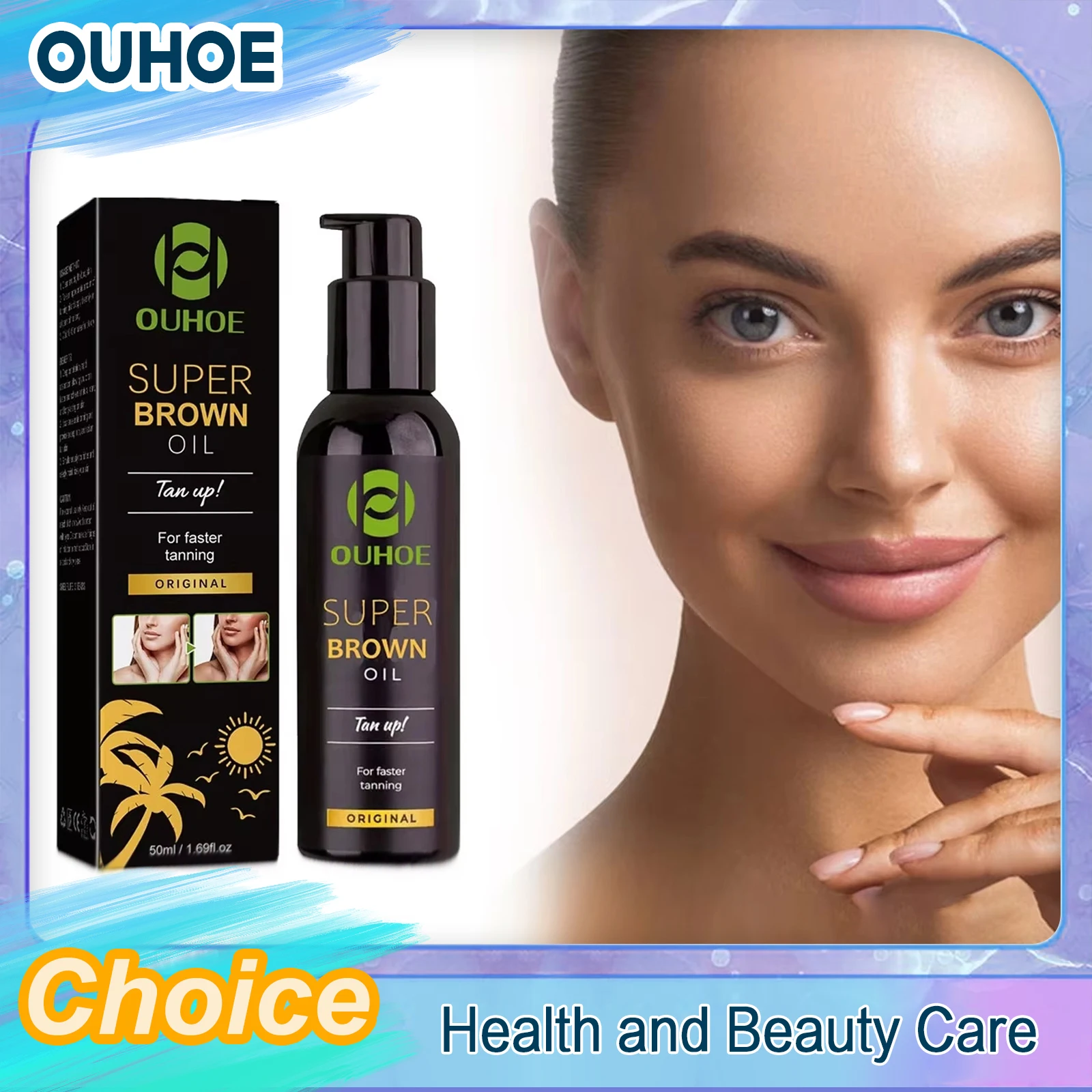 

Bronzer Sun Oil Tanner Accelerator Long Lasting Moisturizing Nourishing Natural Tan Beach Sexy Solarium Suntan Self Tanning Oil