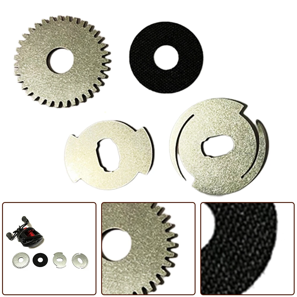 1Set Unload Force Alarm For PR100 Water Drop Fishing Wheel Drag Gasket Repair Carbon Fiber Metal Bikes Accessry