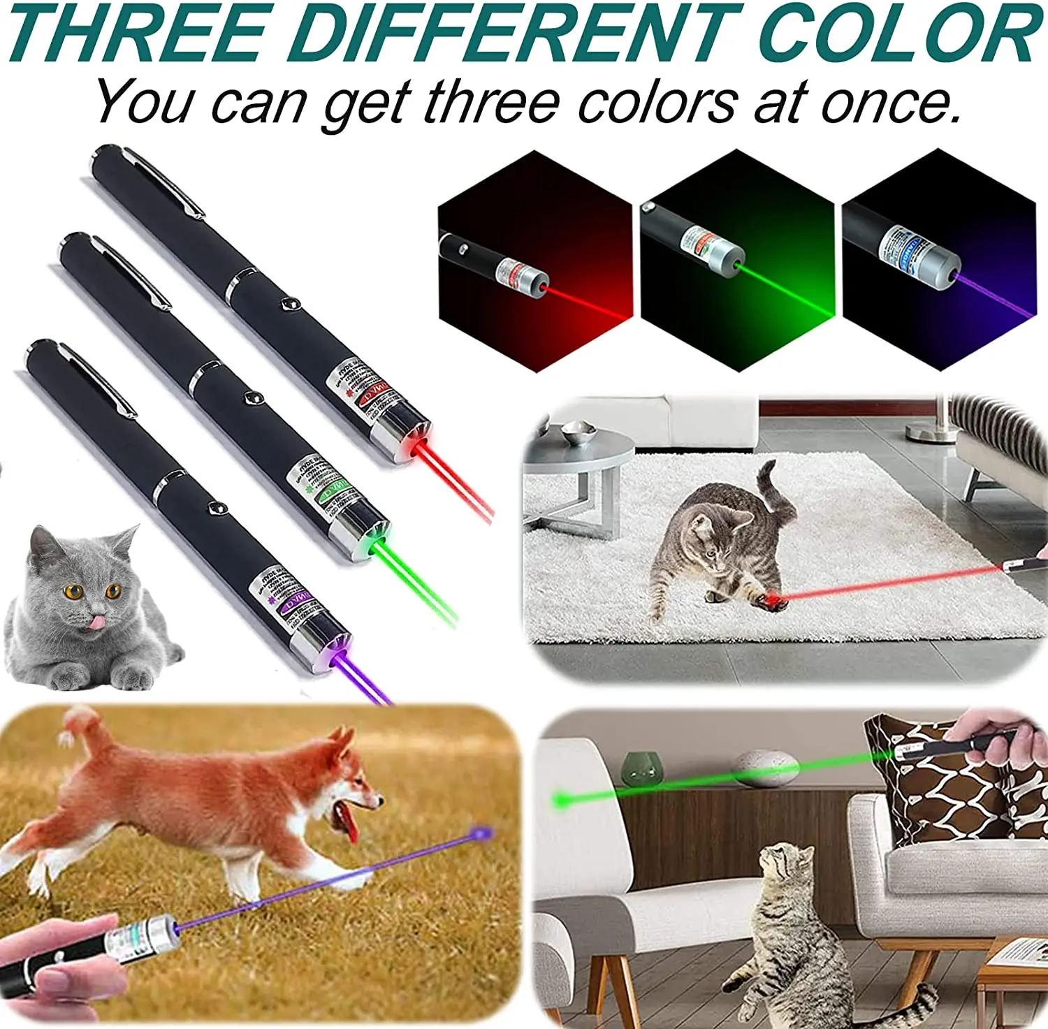 Laser Sight Pointers 5MW Powerful Green Blue Red Dot Laser Light High Power Laser Meter 405Nm 530Nm 650Nm Green Lazer