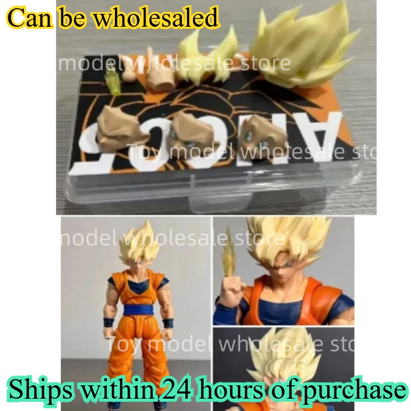 

【Доставка в течение 24-часов покупки】 Air HM AH005 Dragon Ball SHF Full Power Son Goku Headsculpts Комплект аксессуаров Аниме Экшн