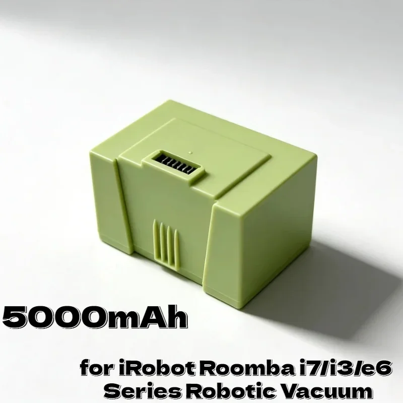 

14.4V 5000mAh High Capacity Replacement Battery – Universal Fit for IRobot Roomba I7/i3/e6 Series Robotic Vacuum Cleaner Durable