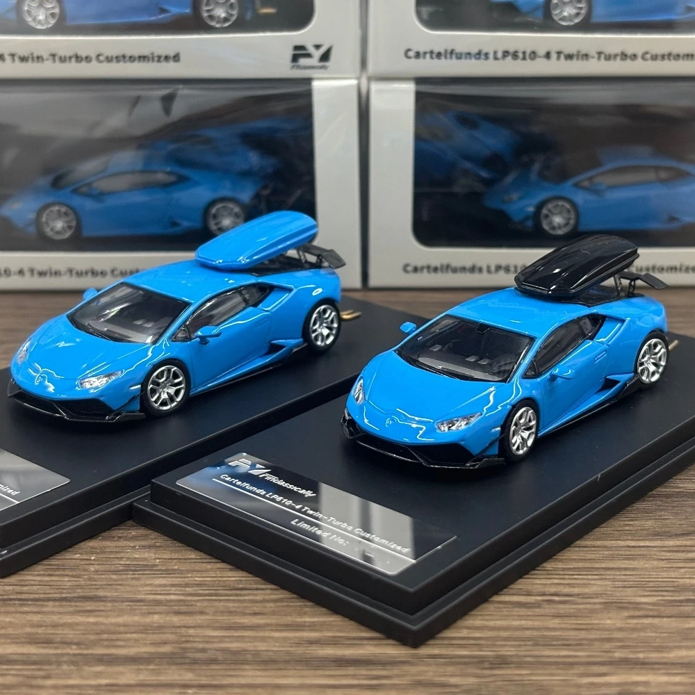 

Findclassically FY 1:64 Cartelfunds LP610-4 Twin-Turbo Индивидуальная литая под давлением модель автомобиля